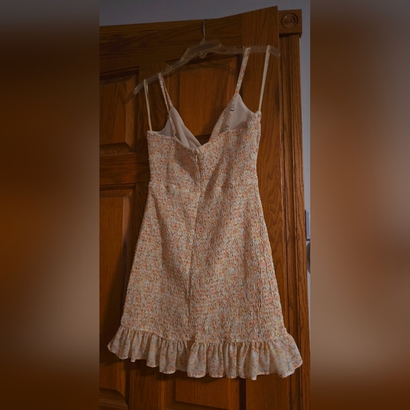 Mable Floral Cutout Spaghetti Strap Mini Dress - Picture 5 of 16